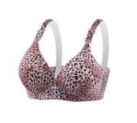 BrassièRe Sport Femme Maintien Fort - Soutien-Gorge Nouveau Push-up Imprimé Léopard Doux Confortable sans Armatures pour Femme