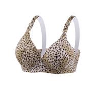 BrassièRe Sport Femme Maintien Fort - Soutien-Gorge Nouveau Push-up Imprimé Léopard Doux Confortable sans Armatures pour Femme