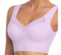 Brassiere Sport Femme sans Armature Soutien Gorge De Vetement Detox Brassière Grande Taille Sports Bra Haut sous Forte Poitrine