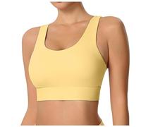 Brassière Sport Femme sans Couture avec Coques Dos Nageur