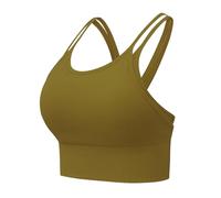 Brassière Sport Femme sans Couture avec Coques Fixes Maintien