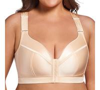 Brassiere Sport Femme, Soutien-Gorge Confortable sans Armatures avec Soutien Intégral et Couverture Latérale pour Une Naturelle