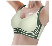 BrassièRe Sport Femme Soutien Gorge Correcteur De Posture, Soutien Gorge sans Couture Push-Up sans Fil Super Gather Levage à Haute éLasticité Large BandoulièRe RéGlable