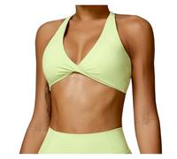 Brassiere Sport Femme Soutien-Gorge De Sport Respirant for Femme, Yoga, Course À Pied, Beauté, Bonnet Triangulaire, sous-vêtement Féminin(Black,M)