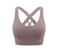 Brassiere Sport Femme Soutien Gorge Maintien Extreme sans Armature Grande Taille Post Operatoire Gilet De Coussinet Débardeur Brassière Fort Soutiens-Gorge pour Femmes Dos Nageur Tenues Soutien-Gorge