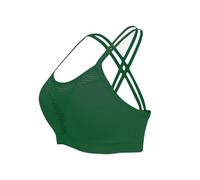 Brassiere Sport Femme Soutien Gorge sans Armature sous Vetements Feminins Soutien Gorge Push Up Brassière Respirant Bra Top Yoga Bralette sous-Vêtements de Sport Brassiere 2026 Mes Commandes Vert S