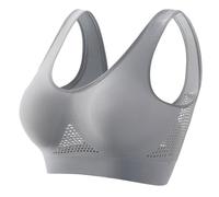 Brassiere Sport Femme Soutien Gorge sans Armature Soutien Gorge Push Up sous Vetements Feminins Soutien Gorge sans Couture Sexy Brassiere Bra Top 2025 Outlet France Gris XL