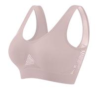 Brassiere Sport Femme Soutien Gorge sans Armature Soutien Gorge Push Up sous Vetements Feminins Soutien Gorge sans Couture Sexy Brassiere Bra Top 2025 Produits Rose 3XL