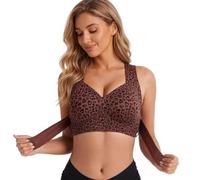 Brassière Sport Maintien Fort Soutien-Gorge facilitateur de Posture Multifonctionnel Push Up Élastique Confortable Fermeture Devant brassière Fitness Sport