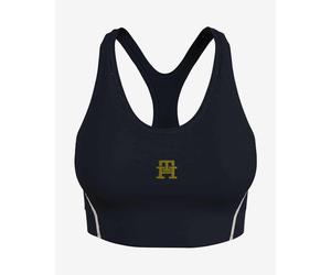 Brassière Tommy Hilfiger Sculpt Sport Mid Impact bleu foncé jaune or blanc - XL