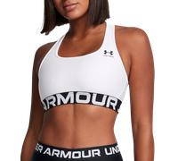 Brassière Under Armour HeatGear Mid Branded blanc noir - XS