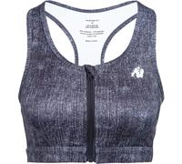 Brassière zip-front femme Gorilla Wear Camilla Bleu S