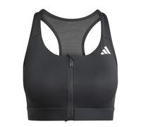 Brassière zippé à maintien moyen femme adidas Powerreact Noir S A/B