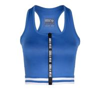 Gorilla Wear Neiro Seamless T-Shirt Haut Crop, Bleu, L Femme