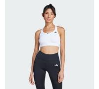 Brassière zippée Powerreact Training Maintien moyen White / Black / Onix S (A-B)