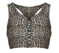 Brassières de sport femmes Only Play ONPDAISY-2-ALEO Marron EU S