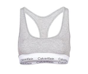 Brassières femmes Calvin Klein Jeans MODERN COTTON UNLINED BRALETTE Gris EU S