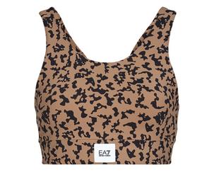 Brassières femmes Emporio Armani EA7 TRAIN SPORTY 4EVER W SPORT BRA - TRAIN SPORTY 4EVER W SPORT BRA Marron EU M