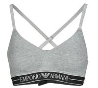 Brassières femmes Emporio Armani EVERYDAY COTTON PADDED SOFT COUTOUR BRA Gris EU M