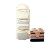 BrastorageOrganizer - 73 × 40 × 1 cm Closet Organizer, Underwear Holder | Hanging Lingerie storageOrganizer For Bras Panties Socks, Wardrobe storagePocket Bag, Space Saving Closet Accessory, Foldable