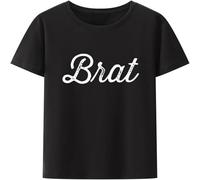 Brat BDSM DDLG Daddy Kink Sub Dom Lifestyle Tee Camisa Street Fashion Clothes Men Clothing Anime T-Shirt Comfortable Loose Style Black L
