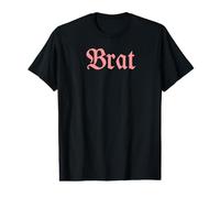 Brat, Design de Lettres typographiques en Vieil Anglais T-Shirt Graphique avec Valeur