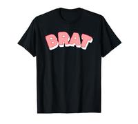 Brat, Funny Typographie Bloc Lettres Design pour Un Brat Cute T-Shirt Graphique avec Valeur
