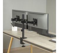 Brateck LDT66-C024 support de moniteur Bras articulés juxtaposés sur un support de poteau
