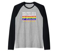 Bratislava Pride Drapeau Arc-en-Ciel Gay Lesbienne Queer LGBT Manche Raglan