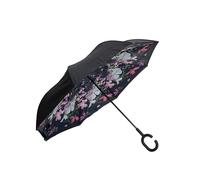 Braty Decorations Parapluie inversé à manche latéral, parapluie innovant, parapluie double couche, parapluie inversé, parapluie avec poignée en forme de C, L