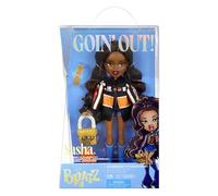 Bratz Poupée mannequin Sasha – tenue, sac à main, lunettes de soleil et brosse – 6 ans et +