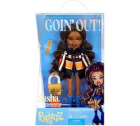 Bratz Goin' Out Poupée - Sasha - 1 Poupée Mannequin à Collectionner avec Une Tenue, Un Sac à Main, Une Paire de Lunettes de Soleil et Une Brosse - Jouet pour Enfants de 6 Ans et Plus