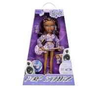 BRATZ Pop Starz Sasha - Poupée Mannequin avec Breloque à Collectionner, Tenue et Accessoires Musicaux