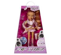 BRATZ Pop Starz Yasmin - Poupée Mannequin avec Breloque à Collectionner, Tenue et Accessoires Musicaux