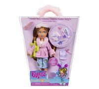 Bratz Slumber Party - Poupée Mannequin Yasmin - avec 2 Pyjamas, Peluche et Accessoires - Convient aux Enfants et aux Collectionneurs
