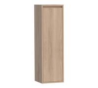 BRAUER Adore armoire de salle de bains - 120x35x35cm - avec 1 porte sans poignée ouvrant vers la droite chêne à lamelles noir HK-AD120RLEZ