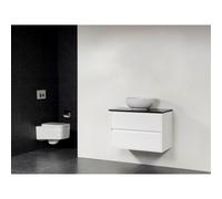 BRAUER Adore Corestone13 vasque blanche meuble de salle de bains 80cm blanc brillant sans miroir sw684/SW1198387/sw16902/