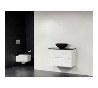 BRAUER Adore Corestone13 vasque noire meuble de salle de bains 80cm blanc brillant sans miroir SW1198387/sw16902/sw17529/