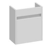 BRAUER Adore meuble de lavabo pour WC - 40x45x22cm - avec 1 porte sans poignée pivotant à droite blanc mat FO-AR40RMW