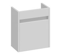 BRAUER Adore Meuble sous lave-mains 39.5x21.5x45cm 1 porte MDF Blanc brillant FO-AR40RHW