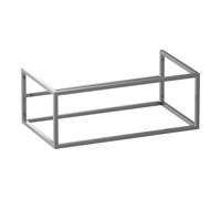 BRAUER Believe cadre - 79x30x45.5cm - sans plaque de fond aspect inox brossé OK-BE80NG