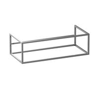 BRAUER Believe frame unité de base 100 99x30x45.5cm acier inoxydable brossé OK-BE100NG