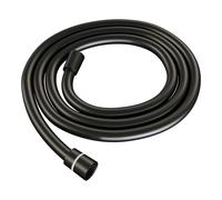 Brauer Black Edition douche thermostatique à effet pluie avec bouton poussoir 53 20cm bras de douche au plafond barre de douche à main flexible de douche raccord mural coude noir mat 5-S-164