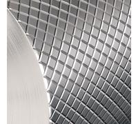 Brauer Brushed Carving douche thermostatique pluie à bouton poussoir caché set 50 30cm pommeau de douche bras droit barre murale douche à main flexible de douche raccord mural coude inox brossé pvd 5-