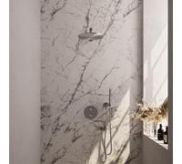 BRAUER Brushed Edition douche thermostatique encastrée - 3-voies - rond - ensemble 74 - 30cm douche principale - bras mural droit - barre douchette - flexible de douche - coude de raccordement mural -