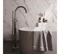 Brauer Brushed Edition Robinet de bain sur pied avec douchette stick ColdStart Nickel brossé PVD 5-NG-259