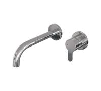 Brauer Chrome Edition Mitigeur lavabo encastrable poignée type B4 ColdStart rosaces rondes chrome poli 5-CE-004-B4-65