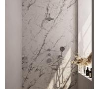 Brauer Chrome Edition Set de douche à encastrer thermostatique avec partie encastrable douche de tête 20cm bras mural douchette ronde Chrome 5-CE-028