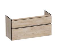 BRAUER Delight Edge meuble sous lavabo 120 2 tiroirs softclose - sans poignée - 1 découpe pour le siphon - Forest Wheat OK-DLE120-1FW