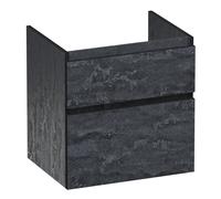 BRAUER Delight Edge meuble sous lavabo 60 2 tiroirs softclose - sans poignée - 1 découpe pour le siphon - Damas OK-DLE60DA